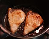 めかじきの照り焼き マッシュ大豆添え作り方4写真