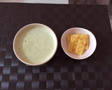 ミキサー１分☆大根の皮と葉の冷たいスープ作り方2写真