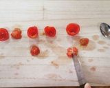 チーズ風味?ミニトマトの簡単ファルシー♡作り方4写真