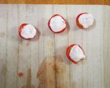 チーズ風味?ミニトマトの簡単ファルシー♡作り方8写真