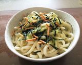 簡単！冷たい お茶漬けうどん作り方1写真
