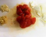 夏野菜とシーチキンのエスニックカレー作り方1写真
