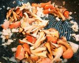 キノコの和風パスタ作り方4写真