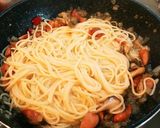 キノコの和風パスタ作り方5写真