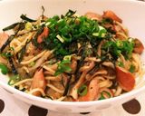 キノコの和風パスタ作り方6写真