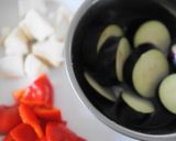カラフル夏野菜と厚揚げのマーボー作り方2写真