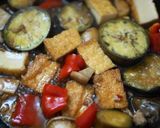 カラフル夏野菜と厚揚げのマーボー作り方5写真