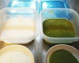 レンジで簡単♪水無月(白・抹茶)作り方3写真