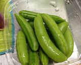 簡単おかず、スナップえんどうの3色炒め作り方1写真