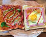 卵ピザトースト作り方6写真