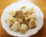 黒糖きな粉バナナ♪ヨーグルトを添えて♡作り方2写真