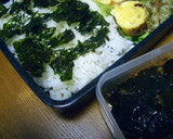 毎日のお弁当☆　のり弁作り方4写真