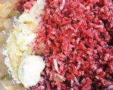 シャキシャキ玉ねぎのハンバーグ作り方1写真