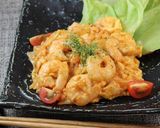 ふわとろ卵と海老のオーロラソース炒め作り方9写真