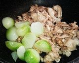 塩トマトで纏めた♠酢っぱ甘な豚小間ちび玉作り方5写真