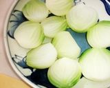 塩トマトで纏めた♠酢っぱ甘な豚小間ちび玉作り方4写真