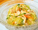そうめんかぼちゃ☆シャキシャキ中華サラダ作り方6写真
