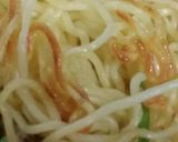 にんにく醤油でひき肉ともやしの焼きそば作り方5写真
