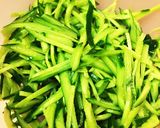 きゅうりの大量消費、中華ドレッシング和え作り方2写真