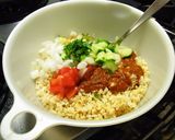 夏に最高☆ツナカレーブルグルサラダ作り方3写真