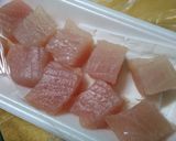 簡単！　和食　ししとうと　マグロの煮物！作り方2写真