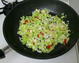 冷めたカツ☆リメイク☆カツカレー炒飯作り方2写真