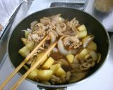 豚肉 じゃが芋 玉ねぎの バター醤油炒め作り方6写真