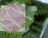 レタスたっぷりで作ろう、おにぎらず！作り方3写真