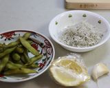 ウマっ！しらすと枝豆のペペロンチーノ風作り方1写真