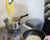 ウマっ！しらすと枝豆のペペロンチーノ風作り方13写真