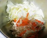 塩鮭のちゃんちゃん風ホイル焼き作り方2写真