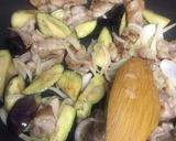 豚バラと茄子の韓国風丼〜温玉のせ〜作り方5写真