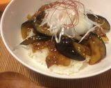 豚バラと茄子の韓国風丼〜温玉のせ〜作り方7写真