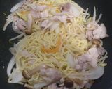 明太子と大葉の焼きそば作り方2写真