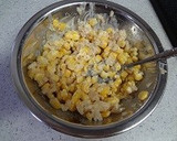 とうもろこしとザーサイのシュウマイ皮包み作り方2写真