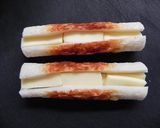 チーズちくわで簡単★おつまみ卵焼き♪作り方2写真