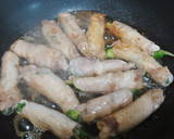 ガラマサでみょうがとピーマンの豚肉巻き作り方3写真