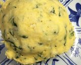 離乳食 油砂糖無し小松菜チーズ蒸しパン☆作り方5写真