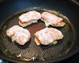 刺身で簡単！サーモンチーズ(ムニエル風)作り方2写真