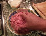 我が家の定番　ハンバーグ作り方3写真