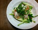 キュウリとスモークチキンの梅和え作り方3写真