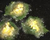 とうもろこしとシソのかき揚げ作り方4写真