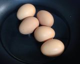 時短効率☆ゆでたまご→煮卵→あげの煮物作り方1写真