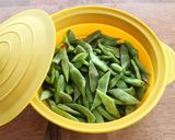 レンジで、モロッコいんげんと厚揚げの煮物作り方2写真