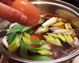 辛ウマ！手を汚さず6分温玉豚キムチうどん作り方2写真