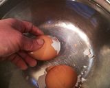 辛ウマ！手を汚さず6分温玉豚キムチうどん作り方4写真
