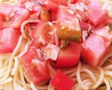 ☆簡単☆トマトたっぷり冷製パスタ作り方4写真