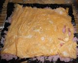 桜でんぷと薄焼きたまごの海苔巻き作り方3写真