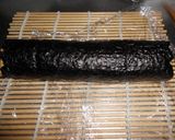 桜でんぷと薄焼きたまごの海苔巻き作り方4写真
