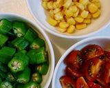 夏野菜のココナッツドレッシング作り方1写真